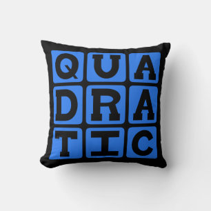 Quadratic, Mathematical Equation Cushion