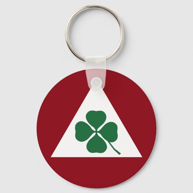 Quadrifoglio Key Ring (Front)