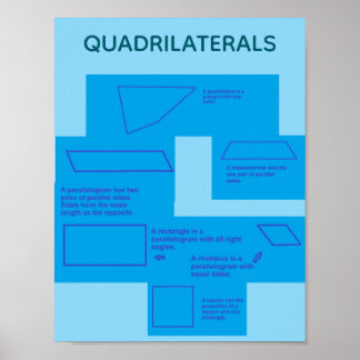 Quadrilaterals Poster