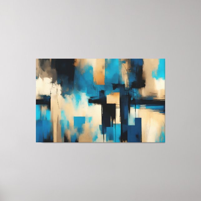 Quadro decorativo abstrato material Canvas Print (Front)