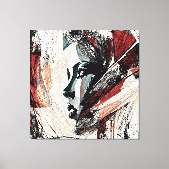 Quadro decorativo abstrato material Canvas Print (Front)