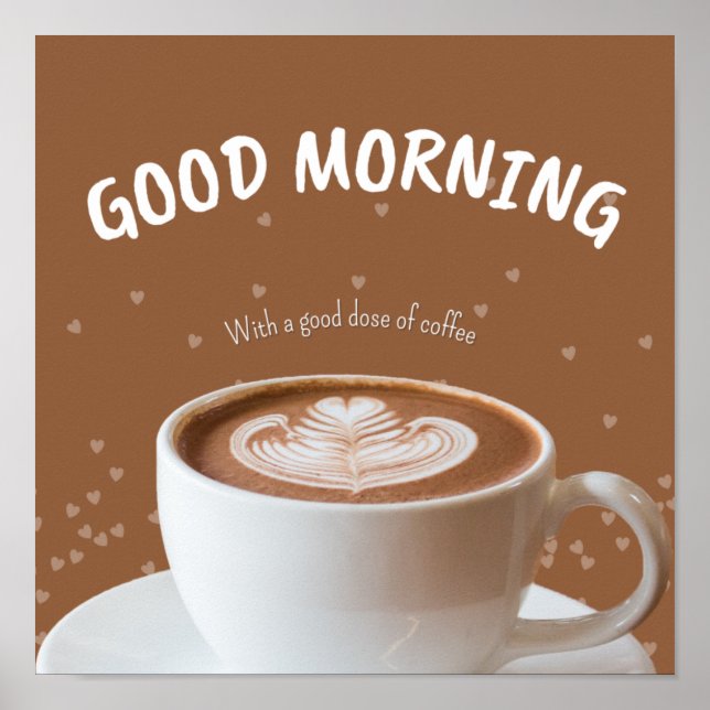 Quadro decorativo café poster (Front)