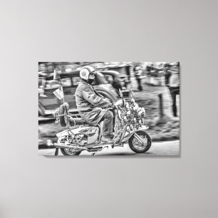 Quadrophenia - the Scooter Years Canvas Print