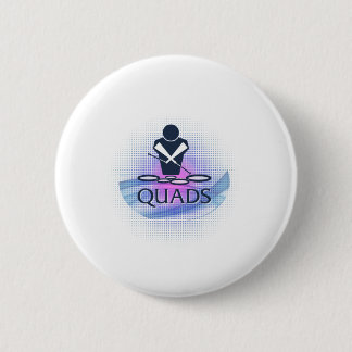 Quads 6 Cm Round Badge