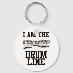 Quads: I Am The Drum Line Key Ring