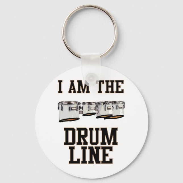 Quads: I Am The Drum Line Key Ring (Front)