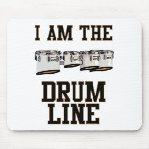 Quads: I Am The Drum Line Mouse Mat