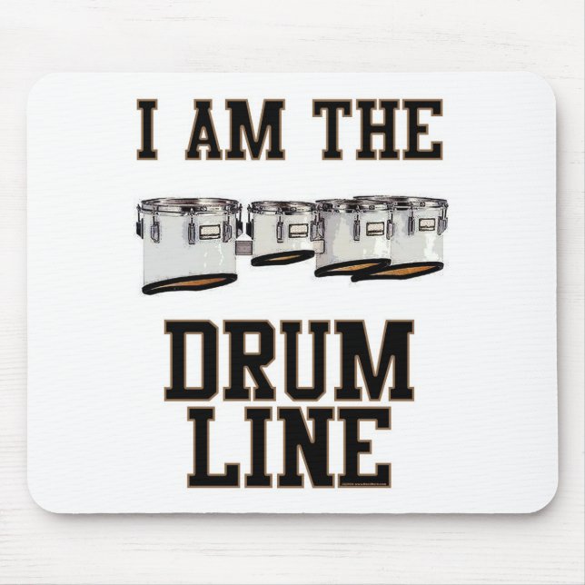 Quads: I Am The Drum Line Mouse Mat (Front)