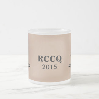 QUADS - RCC TENORS 2015 FROSTED GLASS COFFEE MUG