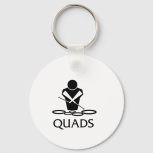 QUADS - Tenor Drums Key Ring