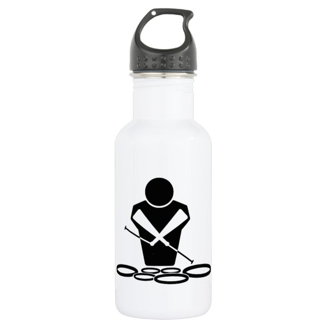 Quads - Tenor Drums - Squints 532 Ml Water Bottle (Front)