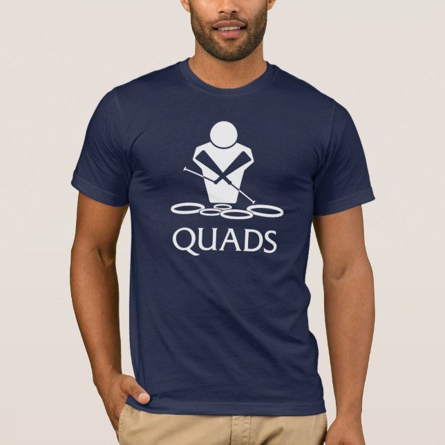 QUADS - Tenor Drums T-Shirt (Front)