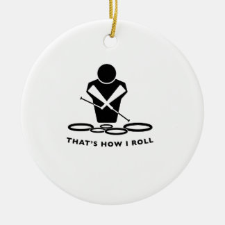 QUADS - TENORS - THAT'S HOW I ROLL CERAMIC TREE DECORATION