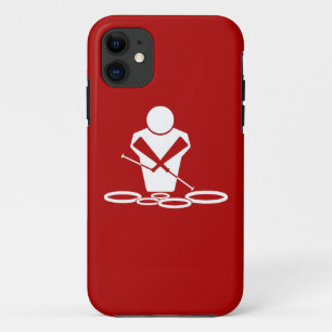 Quads - White - Red Background - Tenors Baby! iPhone 11 Case