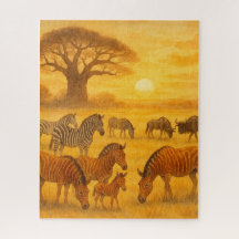 Quagga Savannah Sunrise