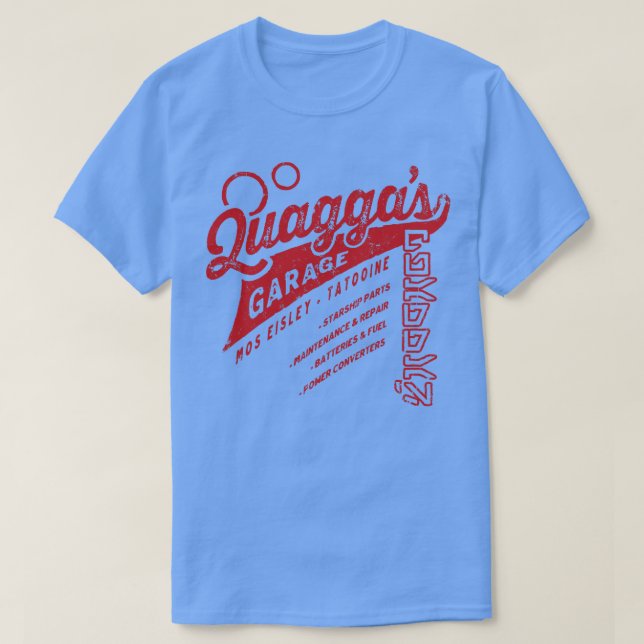 Quaggas Garage T-Shirt (Design Front)