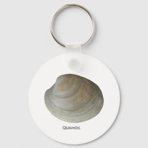 Quahog Clam Key Ring