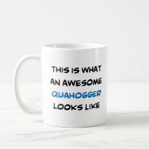 quahogger, awesome coffee mug