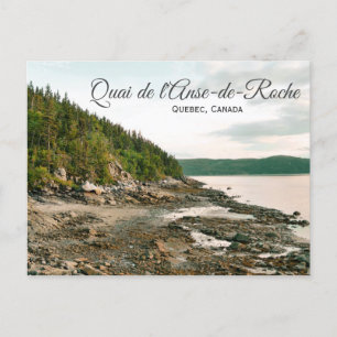 Quai de l'Anse-de-Roche, Quebec Postcard