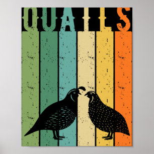 Quail Bird Species Ornamental Quail Farmer _1 Poster
