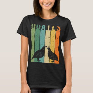 Quail Bird Species Ornamental Quail Farmer _1 T-Shirt