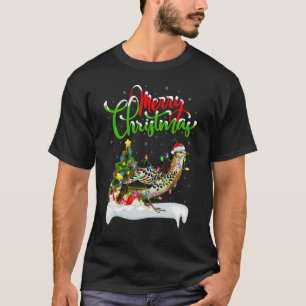 Quail Bird   Xmas Decorations Santa Quail Christma T-Shirt