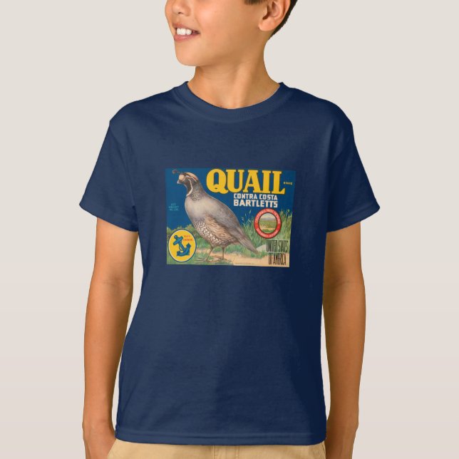 Quail Brand Contra Costa Bartletts T-Shirt (Front)