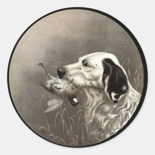 Quail Classic Round Sticker