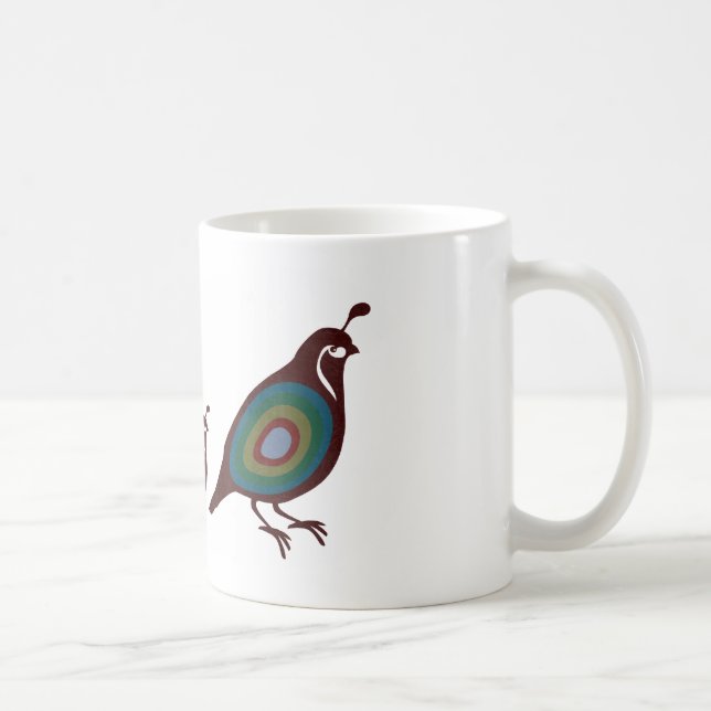 Quail Coffee Mug (Right)