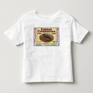 Quail Eatmor Cranberries Brand Label Toddler T-Shirt
