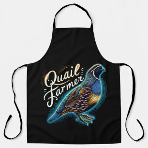Quail Farmer Apron