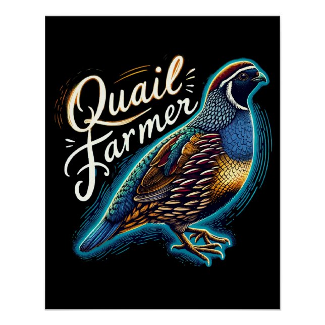 Quail Farmer Poster (Front)