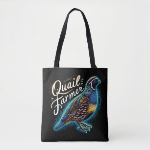 Quail Farmer Tote Bag