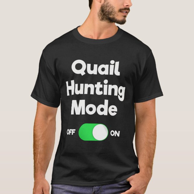 Quail Hunting Long Sleeve Shirt Gift Funny Hunter  (Front)