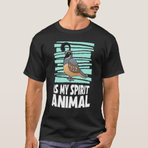 Quail Is My Spirit Animal Kids Quail T-Shirt