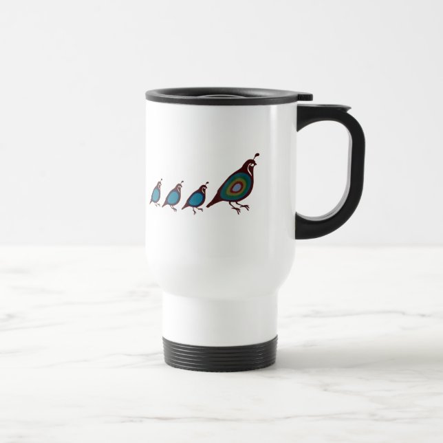 Quail Travel Mug (Right)