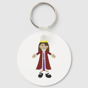 Quaint Queen Rag Doll Key Ring
