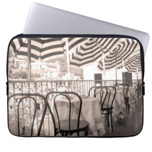 Quaint restaurant balcony, Italy Laptop Sleeve