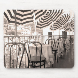 Quaint restaurant balcony, Italy Mouse Mat