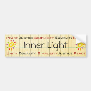 Quaker bumper sticker