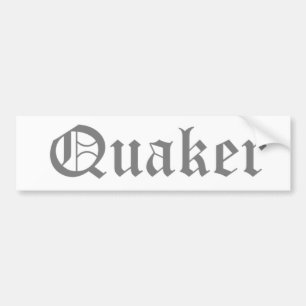 Quaker Bumper Sticker