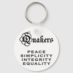 Quaker Motto Key Ring