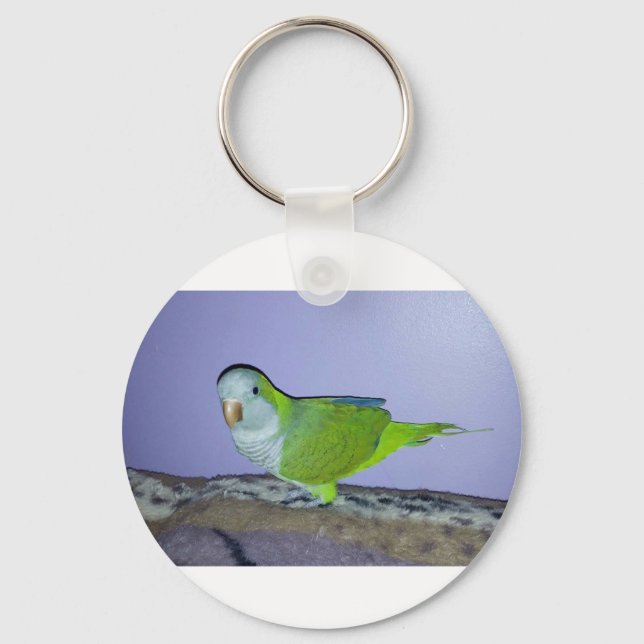 Quaker Parrot Key Ring (Front)