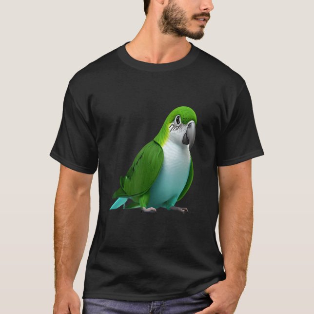 Quaker Parrots birds animals pet  Cute quotes Fami T-Shirt (Front)