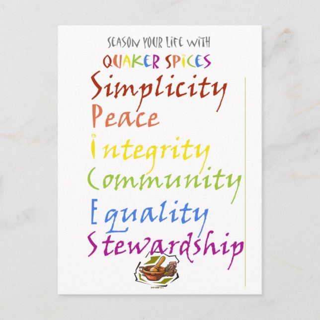 Quaker Spices Postcard (Front)