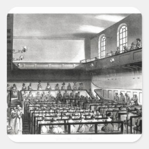 Quakers Meeting, from Ackermann's Square Sticker