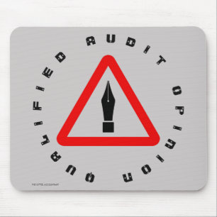 "Qualified Audit Opinion" Mouse Mat
