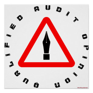 "Qualified Audit Opinion" Poster