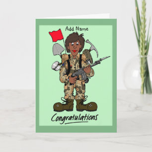 Qualified Female Soldier Card