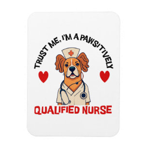 Qualified Nurse Pawsitively Magnet